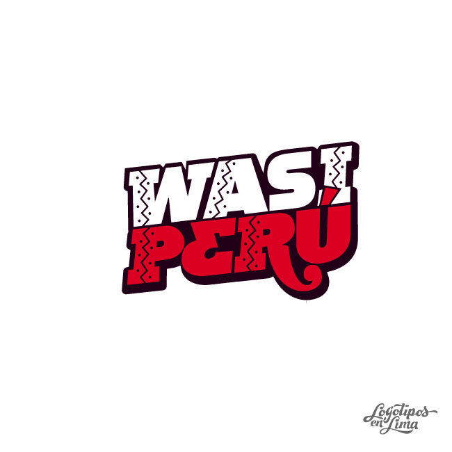 Logotipo WASIPERU para marca de ropa juvenil » Logotipos en Lima